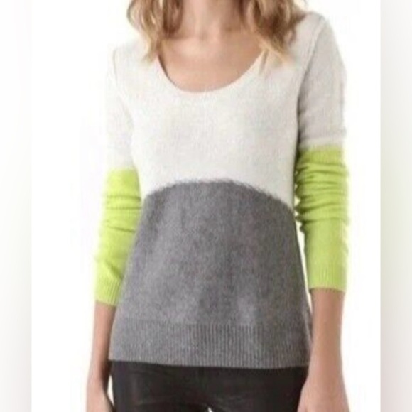 Free People FP Beach Color Block Wool Blend Sweater Size Small - Picture 1 of 9